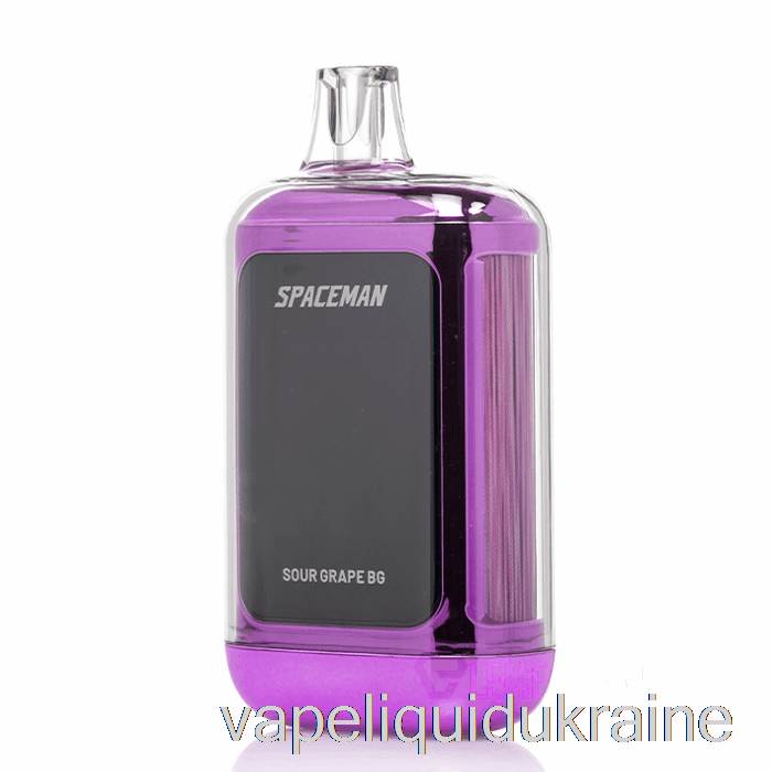 Vape Liquid Ukraine SPACEMAN CURVE 18K Disposable Sour Grape Bubble Gum